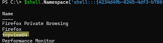 Закрепить/открепить ярлык в панели задач Windows 11 с помощью PowerShell 5 PowerShell команда выводит список доступных для закрепления приложений