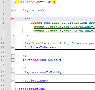 XML файл IPban настройки